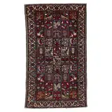 Persian, Bakhtiari garden design rug