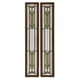 E.E. Roberts, Prairie School windows, pair