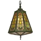 large hanging lantern by Prairie School & In the Manner of George Washington Maher, sold Sep 2021