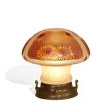 mushroom lamp by Brass The Pittsburgh Lamp & Glass Co., sold Sep 2021