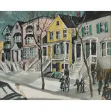 John R. Grabach, Snow Scene in the Neighborhood