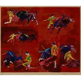 Bull Fight by LeRoy Neiman, sold Aug 2021