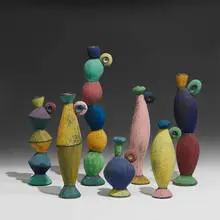 Michael Sherrill, Untitled (set of seven vessels)