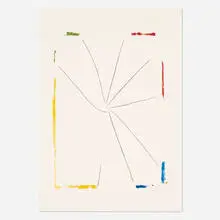 Free Wheeling by Helen Frankenthaler, 1971, etching and pochoir on paper, sold Apr 2019