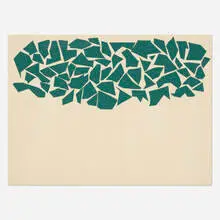 Untitled (one work from One Two Three portfolio) by Robert Goodnough, 1968, screenprint on paper, sold Apr 2019