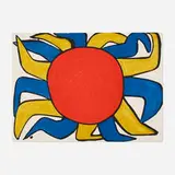 Untitled (Sun) by Alexander Calder, 1975, lithograph on paper, sold Apr 2019