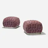 Karl Springer, Souffle ottomans, pair