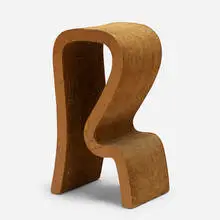 R-bar stool by Frank Gehry, 1972, cardboard, masonite, sold Apr 2019