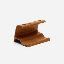Charles and Ray Eames, pipe holder, 1946, ash plywood