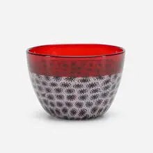 Murrine bowl by Riccardo Licata, 1952-53, fused glass murrine, sold Apr 2019