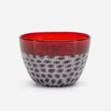 Riccardo Licata, Murrine bowl, 1952-53, fused glass murrine