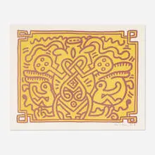 Keith Haring, Chocolate Buddha 4, 1989, lithograph on Arches Infinity paper