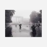 Balthazar Korab, Triton Pools, Cranbrook Academy, Bloomfield Hills, Michigan, archival selenium toned print