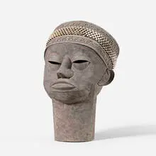 Irving Harper, Untitled (Head), painted paper construction