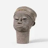 Irving Harper, Untitled (Head), painted paper construction