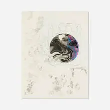 Nick Mauss, Notes, 2003, collage and pencil on paper