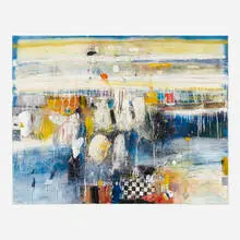 Robert Baribeau, Untitled, 2008, mixed media and acrylic on canvas