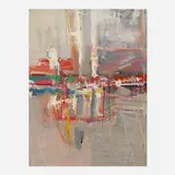 Robert S. Neuman, Gray Wall Painting, 1959, oil on linen