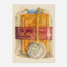 Don Nice, Bull Durham, 1970, watercolor on paper