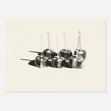 Wayne Thiebaud, Suckers State I, 1968, lithograph on paper