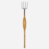 William Umbreit, Pitchfork, c. 1975, oak, steel