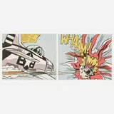Roy Lichtenstein, WHAAM! poster (diptych), offset lithograph on Huntsman Superwhite Cartridge paper