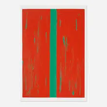 Untitled by Günther Förg, 1993, screenprint on paper, sold Apr 2019