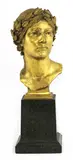 Frederick James Halnon, Untitled, on a rectangular serpentine marble plinth