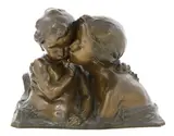 Henri Pernot, Untitled, a patinated bronze sculpture