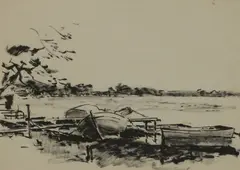 Yakov Khaimov, Untitled, black ink on paper 27.5 x 39cm