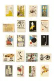 Bauhaus, Ausstellung Weimar 1923“ – 20 Postkarten verschiedener Bauhaus-Künstler, 1923, Höhe max. 15,5 cm, Breite max. 15,4 cm. Lithografien und Farblithografien auf leichtem Karton (Postkarten)
