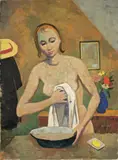 Karl Hofer, Frau, sich waschend