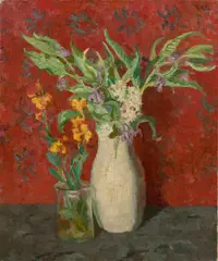 Sumpfblumen by Max Beckmann, 1907, Öl auf Leinwand, sold Jun 2016