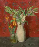 Max Beckmann, Sumpfblumen, 1907, Öl auf Leinwand