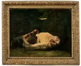 Augustin Théodule Ribot, La gourde vide (Die leere Flasche), Um 1876, Öl auf Leinwand