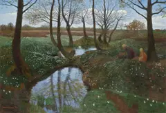 Otto Modersohn, Vorfrühling, 1904, Öl auf Leinwand