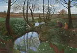 Otto Modersohn, Vorfrühling, 1904, Öl auf Leinwand