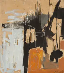 Albert Oehlen, Ohne Titel, 1986, Öl auf Leinwand