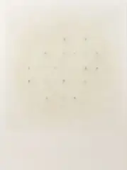 Václav Boštík, Nebula of Dots, 1980s, Pastel, paper
