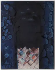 Jaroslav Šusta, Island City, Around 1991, Oil on canvas
