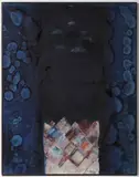 Jaroslav Šusta, Island City, Around 1991, Oil on canvas