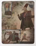 Adolf Born, The Oriental Magician and His Props, 1992, Lithography on paper