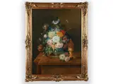 Eduard Wuger, Floral Still Life, 1862, Oil on canvas
