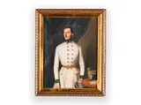 Alois Špulák, Man in Uniform, 19th century, Oil on cardboard