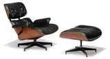 Charles and Ray Eames, Lounge chair and ottoman (2), 1956; this example produced 1976