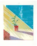 David Hockney, Sun (from Weather Series), 1973, 8-color lithograph and screenprint on Arjomari paper