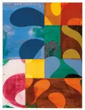 Charles Arnoldi, Untitled, 2000, Gouache on collaged paper