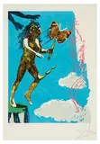 Release of the Psychic Spirit (from Magic Butterfly and the Dream) by Salvador Dalí, 1973, Color lithograph on Japon paper with original reworking, sold Feb 2019