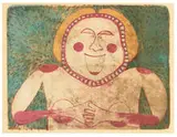 Femme Souriante by Rufino Tamayo, 1969, Color lithograph on paper, sold Feb 2019
