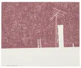 Martin Kersels, Antenna 14, 1999, Colored pencil on paper